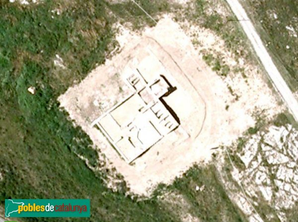 L'Escala - Santa Magdalena, vista aèria (Foto: Google Maps, 2009) L'Escala - Santa Magdalena, vista aèria