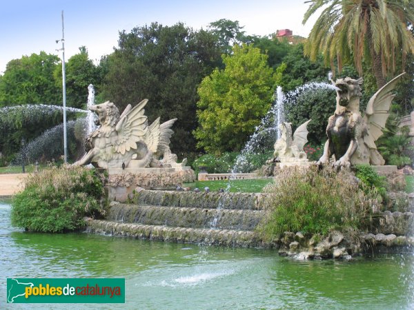 Barcelona - Parc de la Ciutadella. Cascada (Foto: Valentí Pons, 2009) Barcelona - Parc de la Ciutadella. Cascada