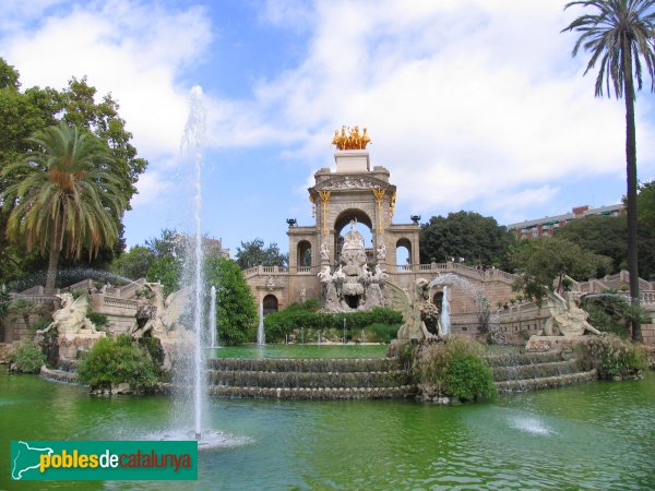 Barcelona - Parc de la Ciutadella. Cascada (Foto: Valentí Pons, 2009) Barcelona - Parc de la Ciutadella. Cascada