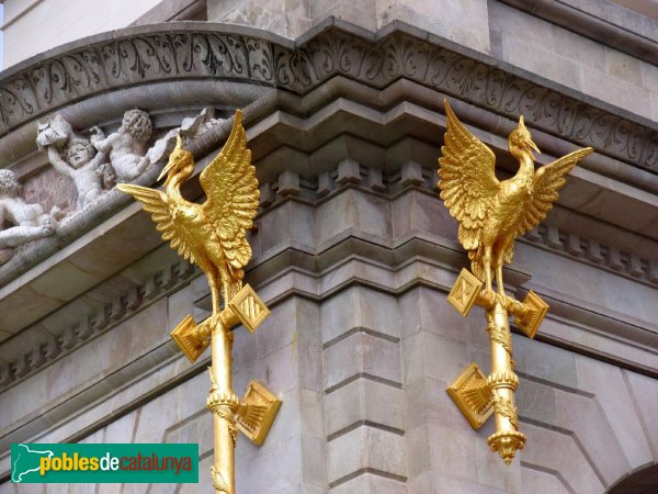Barcelona - Parc de la Ciutadella. Cascada. Garses reials (Foto: Valentí Pons, 2009) Barcelona - Parc de la Ciutadella. Cascada. Garses reials