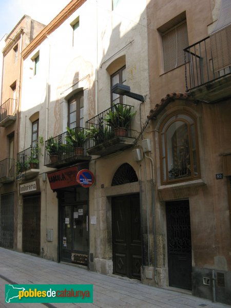 Montblanc - Carrer Major, casa de 1777 (Foto: Albert Esteves, 2009) Montblanc - Carrer Major, casa de 1777