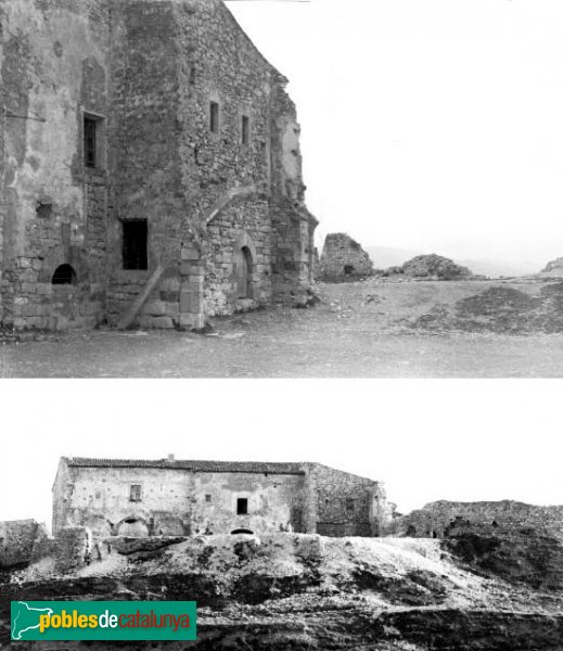 Barberà de la Conca - Castell de Barberà (Foto: Pere Català Roca, 1966) Barberà de la Conca - Castell de Barberà