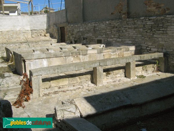 Santa Coloma de Queralt - Safareigs (Foto: Albert Esteves, 2009) Santa Coloma de Queralt - Safareigs