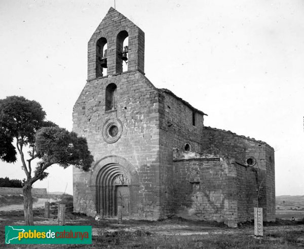 Santa Coloma de Queralt - Santa Maria de Bell-lloc, 1923 (Foto: Josep Salvany - Fons Salvany, Biblioteca de Catalunya, 1923) Santa Coloma de Queralt - Santa Maria de Bell-lloc, 1923