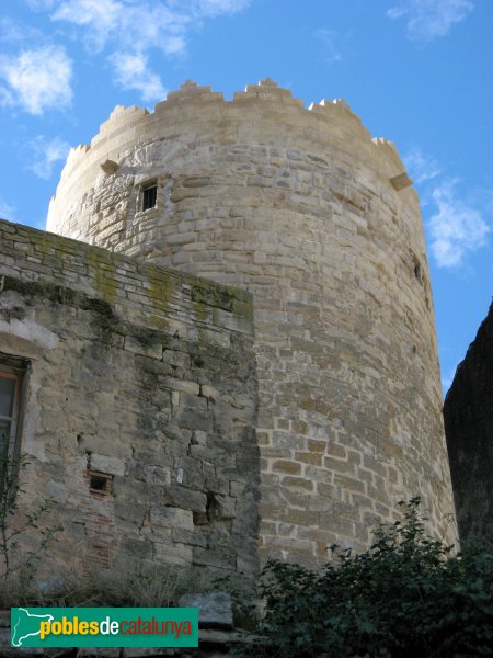 Santa Coloma de Queralt - Castell, torre de l'Homenatge (Foto: Albert Esteves, 2009) Santa Coloma de Queralt - Castell, torre de l'Homenatge
