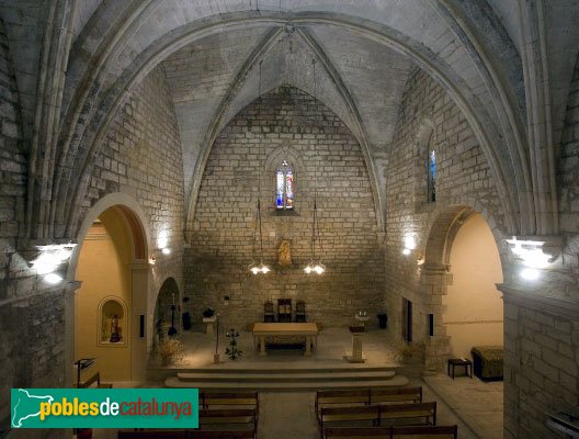 Conesa - Església de Santa Maria (Foto: Josep Borrell, larutadelcister.info) Conesa - Església de Santa Maria