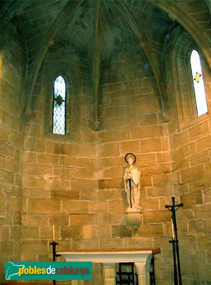 Monestir de Poblet - Interior de la capella de Sant Jordi Monestir de Poblet - Interior de la capella de Sant Jordi