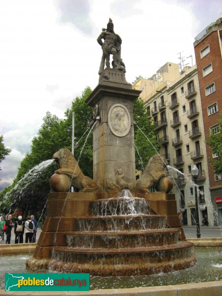 Barcelona - Font d'Hèrcules (Foto: Albert Esteves, 2009) Barcelona - Font d'Hèrcules