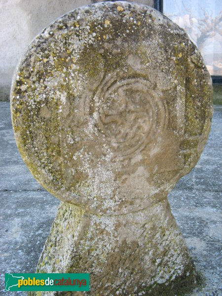 Belltall - Estela discoïdal (Foto: Albert Esteves, 2010) Belltall - Estela discoïdal