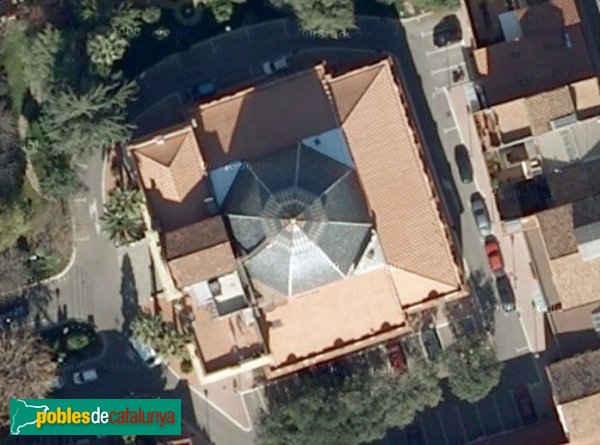 Terrassa - Magatzem Pasqual Sala, vista aèria (Foto: <i>Google Maps</i>, 2010) Terrassa - Magatzem Pasqual Sala, vista aèria