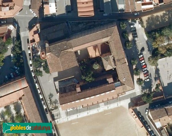 Terrassa - Col·legi Terrassenc, vista aèria