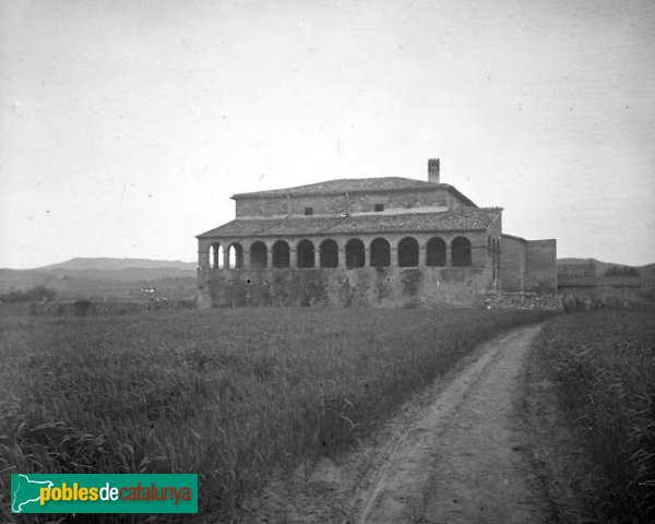 Rubí - Torre de la Llebre (Foto: Josep Salvany - Fons Salvany, Biblioteca de Catalunya, 1919) Rubí - Torre de la Llebre