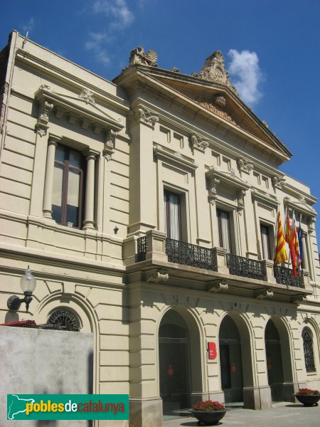 Barcelona - Antic ajuntament de Les Corts (Foto: Albert Esteves, 2010) Barcelona - Antic ajuntament de Les Corts