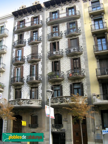 Barcelona - Balmes, 158-160 (Foto: Albert Esteves, 2010) Barcelona - Balmes, 158-160
