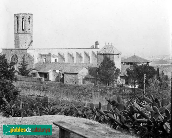 Barcelona - Monestir de Pedralbes (Foto: <i>Josep Salvany - Fons Salvany, Biblioteca de Catalunya</i>, 1915) Barcelona - Monestir de Pedralbes
