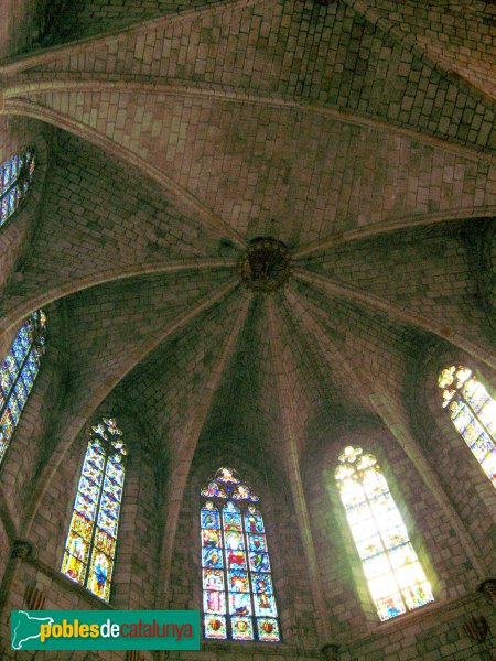 Barcelona - Monestir de Pedralbes, volta de l'absis (Foto: Albert Esteves, 2010) Barcelona - Monestir de Pedralbes, volta de l'absis