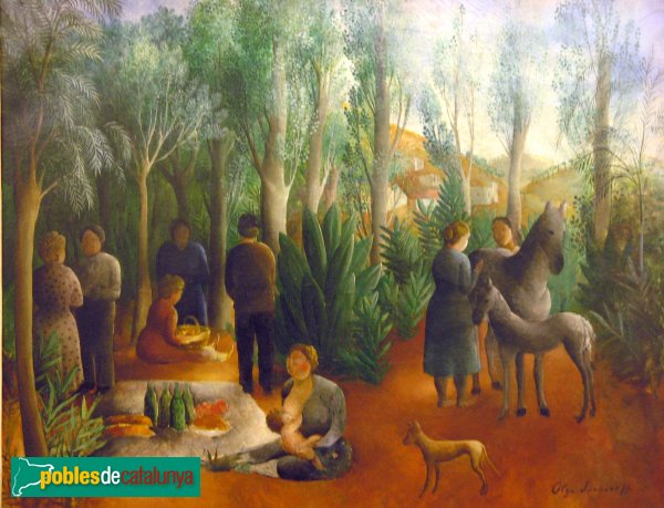 Tossa de Mar - Museu Municipal. Olga Sacharoff - Pique-nique