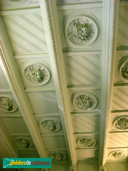 Sant Just Desvern - Can Ginestar, sostre (Foto: Albert Esteves, 2011) Sant Just Desvern - Can Ginestar, sostre