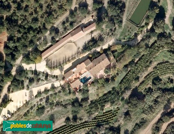 Sant Just Desvern - Can Fatjó, vista aèria (Foto: Google Maps, 2011) Sant Just Desvern - Can Fatjó, vista aèria