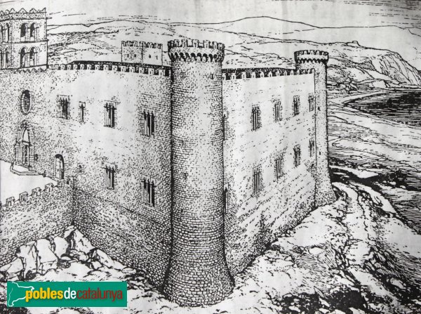 Blanes - Castell, recreació Blanes - Castell, recreació