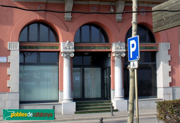 Blanes - Casa del Poble, detall (Foto: Albert Esteves, 2011) Blanes - Casa del Poble, detall