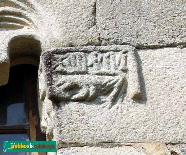 Massanes - Masoveria de Can Quadres, detall finestra (Foto: Albert Esteves, 2011) Massanes - Masoveria de Can Quadres, detall finestra