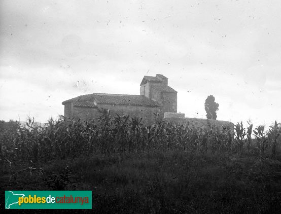 Riells i Viabrea - Església de Sant Llop de Viabrea (Foto: Josep Salvany - Fons Salvany, Biblioteca de Catalunya, 1922) Riells i Viabrea - Església de Sant Llop de Viabrea