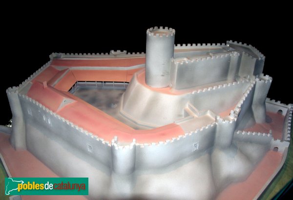 Arbúcies - Maqueta del castell de Montsoriu, Museu la Gabella (Foto: Albert Esteves, 2011) Arbúcies - Maqueta del castell de Montsoriu, Museu la Gabella