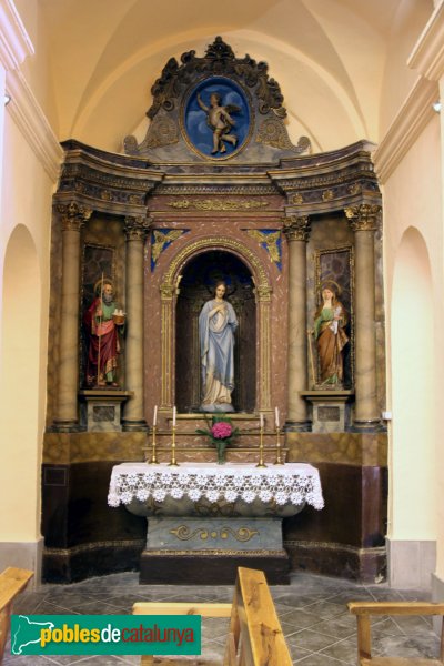 Osor - Església de Sant Pere, capella (Foto: Albert Esteves, 2011) Osor - Església de Sant Pere, capella