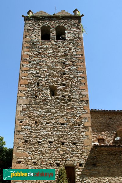 Osor - Església de Sant Pere, campanar (Foto: Albert Esteves, 2011) Osor - Església de Sant Pere, campanar