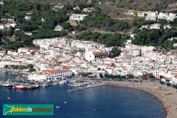 Port de la Selva - Panoràmica general amb l´església