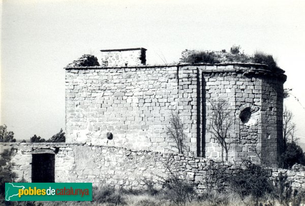 Sant Martí de Tous - Santa Maria de la Roqueta (Foto: Salvador Codina, abans de 1980) Sant Martí de Tous - Santa Maria de la Roqueta