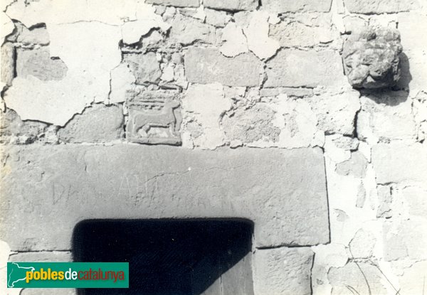 Sant Martí de Tous - Santa Maria de la Roqueta (Foto: Salvador Codina, abans de 1980) Sant Martí de Tous - Santa Maria de la Roqueta