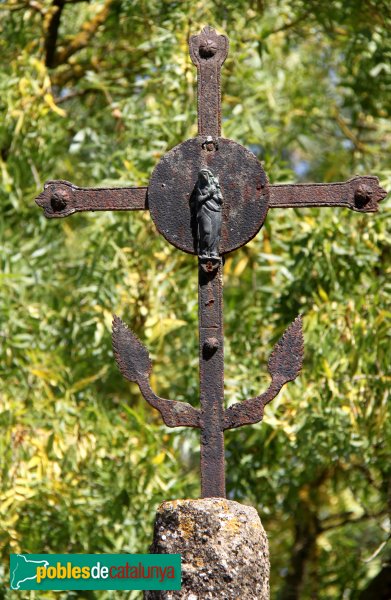 Cistella - Creu de terme (Foto: Albert Esteves, 2011) Cistella - Creu de terme