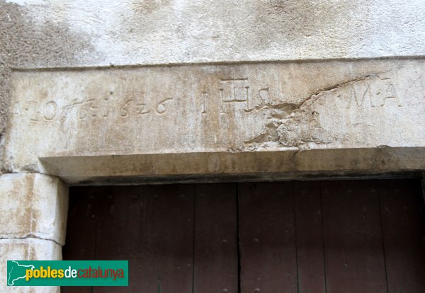 Navata - Llinda 1626 (Foto: Albert Esteves, 2011) Navata - Llinda 1626