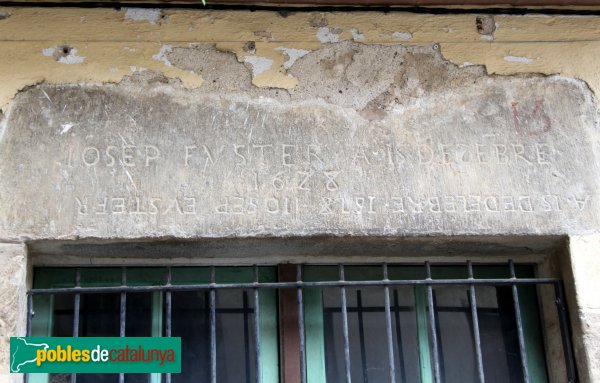 Navata - Llinda 1628 (Foto: Albert Esteves, 2011) Navata - Llinda 1628
