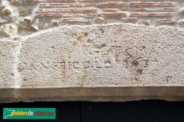 Navata - Llinda 1637 (Foto: Albert Esteves, 2011) Navata - Llinda 1637