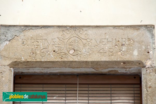 Navata - Llinda 1643 (Foto: Albert Esteves, 2011) Navata - Llinda 1643