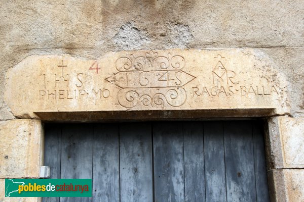 Navata - Llinda 1645 (Foto: Albert Esteves, 2011) Navata - Llinda 1645