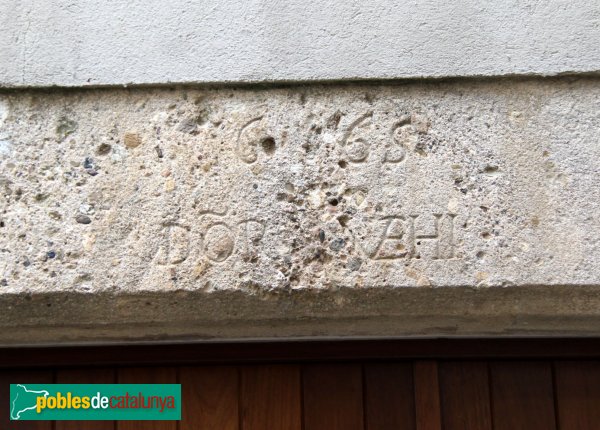 Navata - Llinda 1665 (Foto: Albert Esteves, 2011) Navata - Llinda 1665