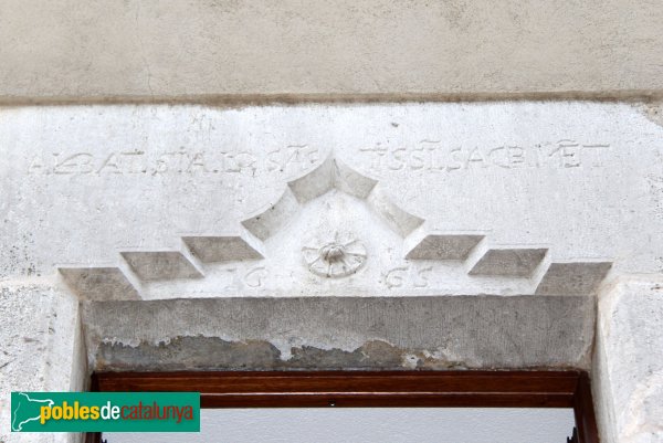 Navata - Llinda 1665 (Foto: Albert Esteves, 2011) Navata - Llinda 1665