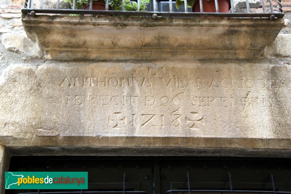 Navata - Llinda 1718 (Foto: Albert Esteves, 2011) Navata - Llinda 1718