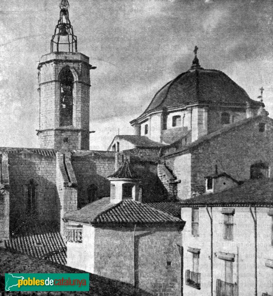 Figueres - Església de Sant Pere abans de 1936 (Foto: <i>Figueresantic.blogspot</i>) Figueres - Església de Sant Pere abans de 1936