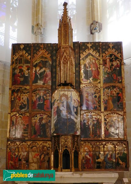 Solivella - Retaule gòtic conservat al Museu Diocesà de Tarragona (Foto: Pol Oto Masagué, 2012) Solivella - Retaule gòtic conservat al Museu Diocesà de Tarragona