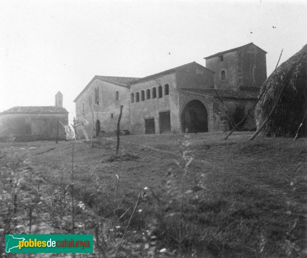 Caldes de Malavella - Ca l'Aluart (Foto: <i>Antoni Gallardo, Arxiu Fotogràfic C.E.C.</i>, 1924) Caldes de Malavella - Ca l'Aluart