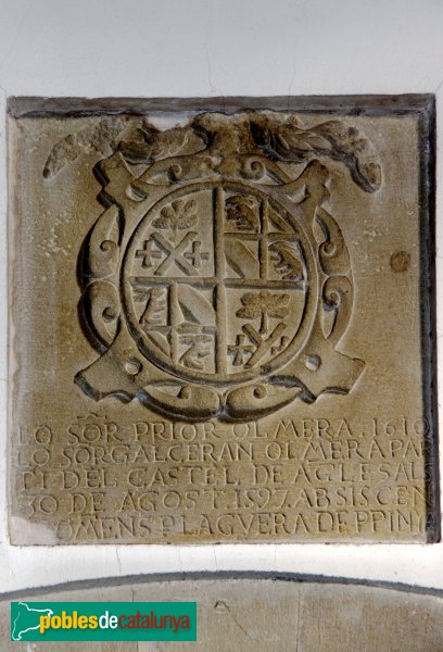 La Cellera de Ter - Església parroquial, sepulcre de Galceran d'Olmera (Foto: Albert Esteves, 2012) La Cellera de Ter - Església parroquial, sepulcre de Galceran d'Olmera