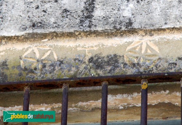 La Cellera de Ter - Can Puig, detall finestra (Foto: Albert Esteves, 2012) La Cellera de Ter - Can Puig, detall finestra