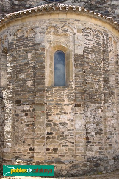 Amer - Monestir de Santa Maria, absis central (Foto: Albert Esteves, 2012) Amer - Monestir de Santa Maria, absis central