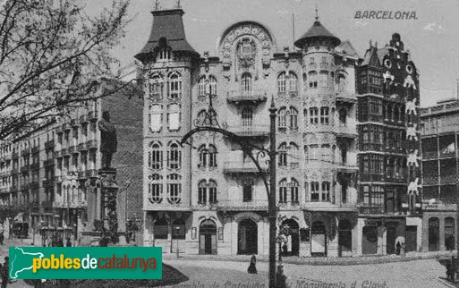 Barcelona - Rambla Catalunya, 74, abans de la remunta