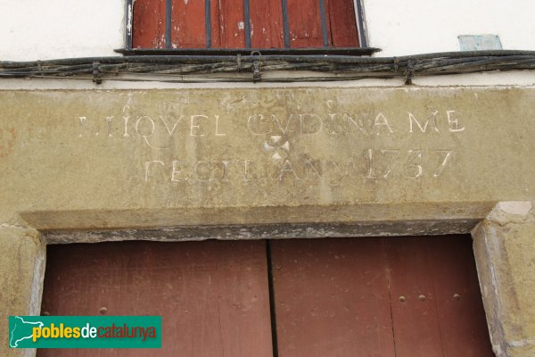 Amer - Llinda 1737. Miquel Cudina